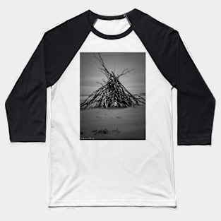 Bonfire on the Beach Baseball T-Shirt